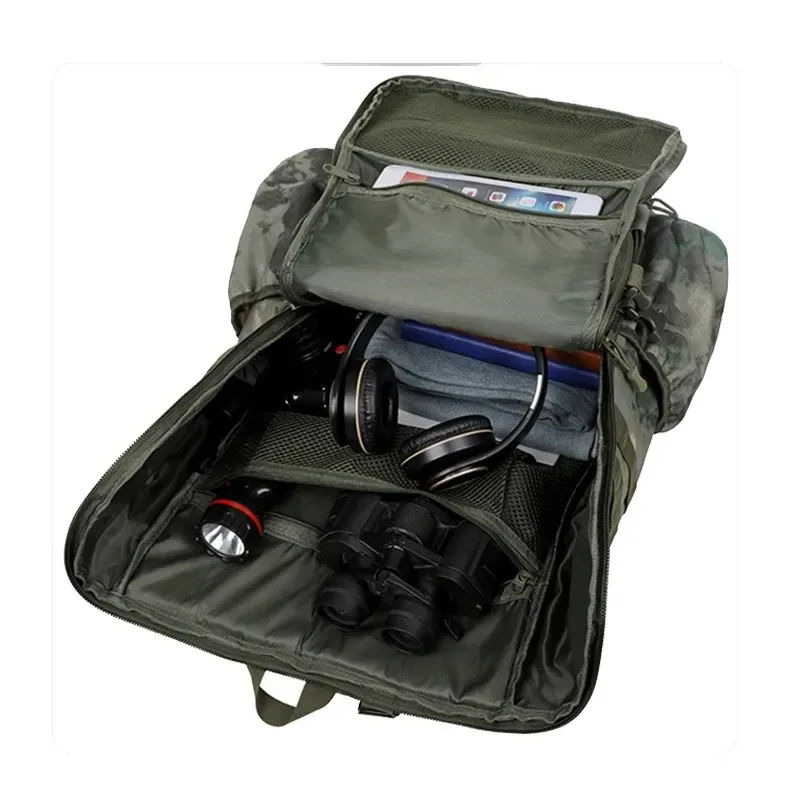 40l sac à dos tactique randonnée hommes fans en plein air camouflage sac à dos grand alpinisme camping multi-fonctionnel sac de sport