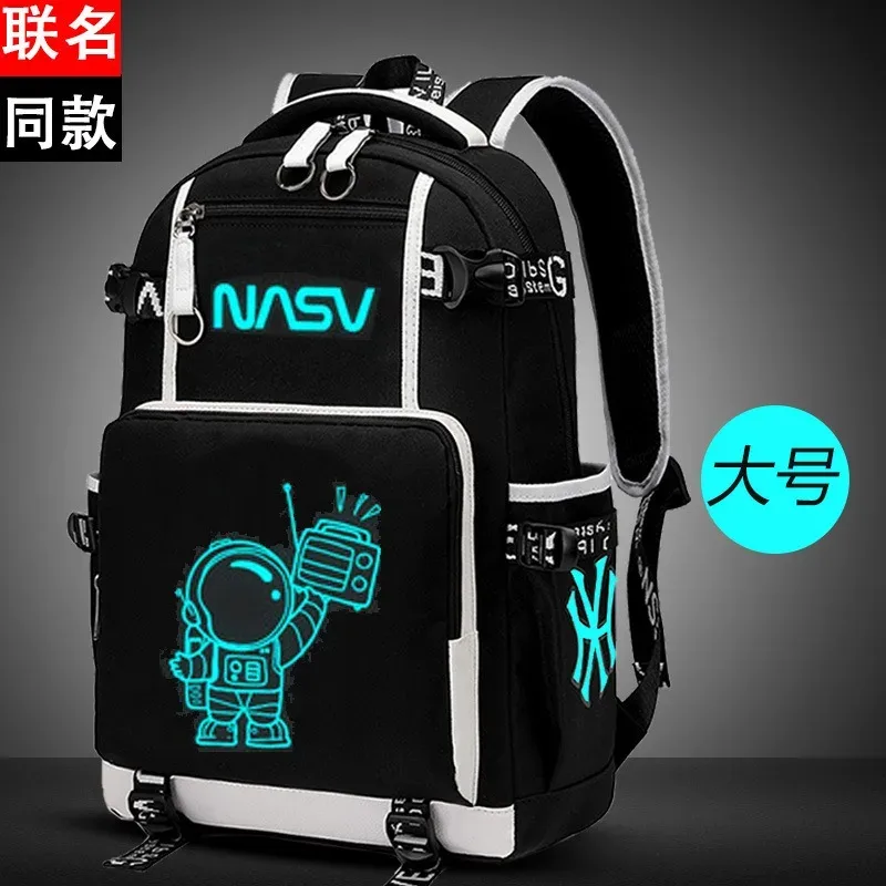 sac à dos lumineux imperméable, sac à dos décontracté léger, motif personnalisé, sac à dos tendance pour jeunes