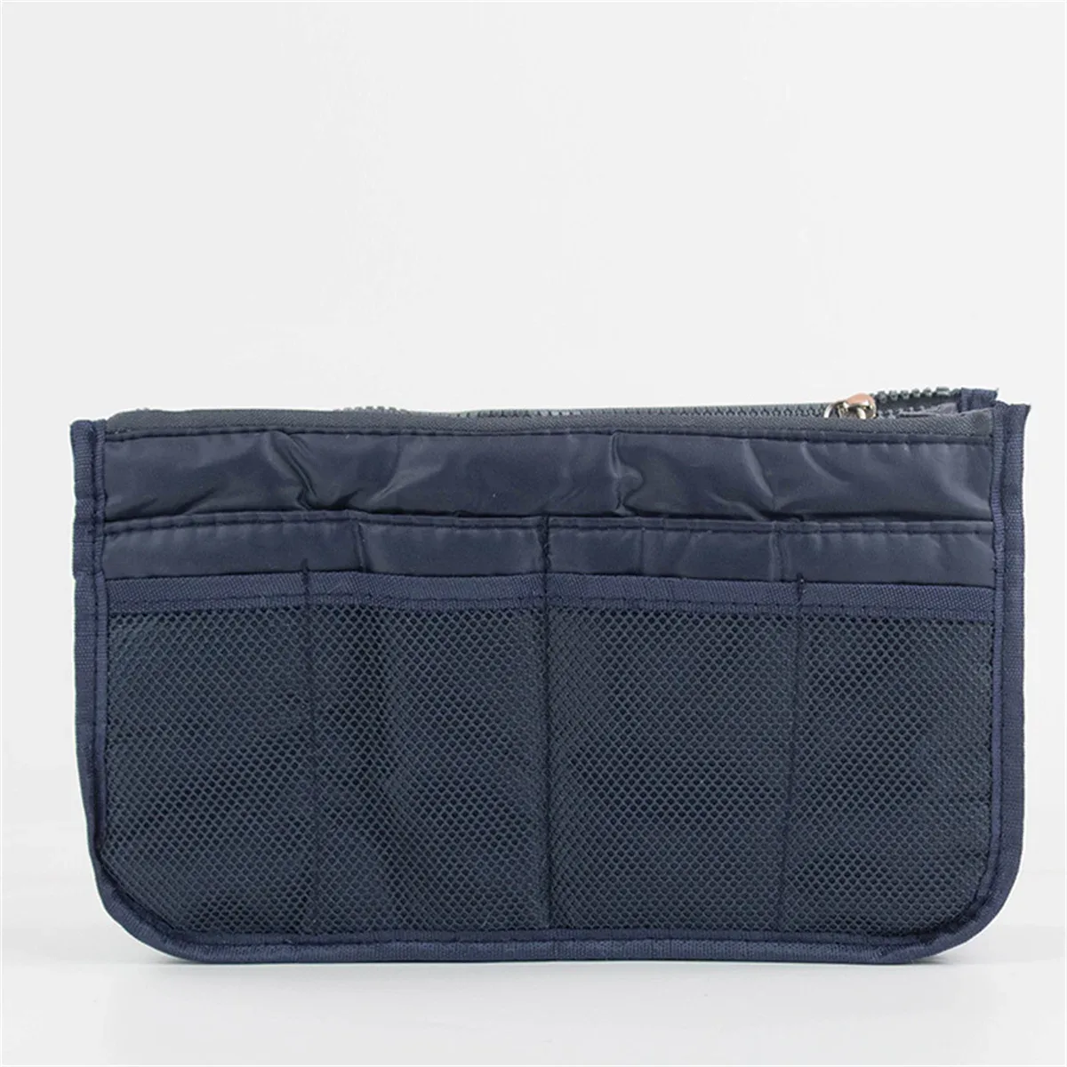 sac de rangement multifonctionnel à double fermeture éclair, grande capacité, pour maquillage et articles de toilette, sac de classification spacieux