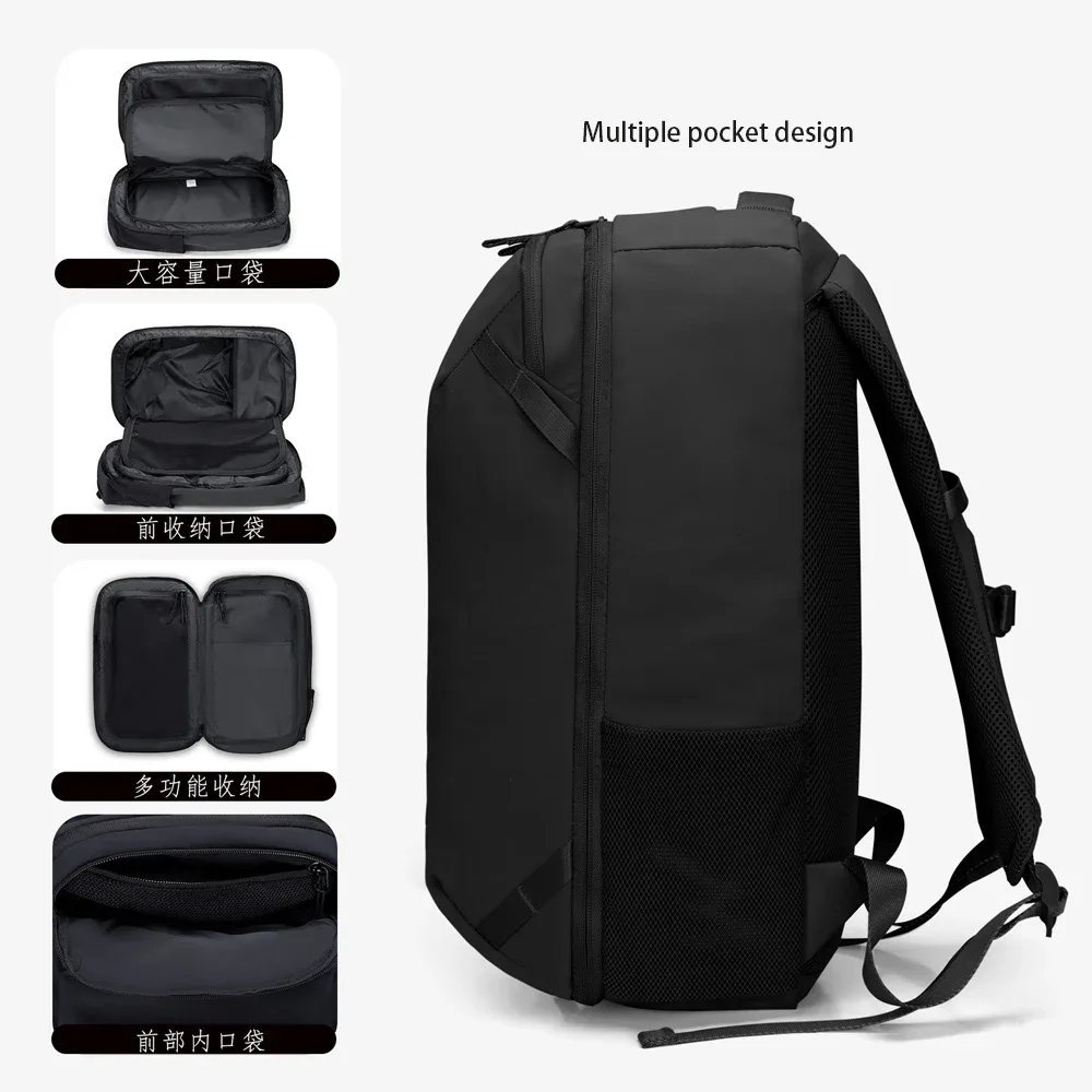 nouveau sac de voyage en nylon grande capacité, imperméable, pliable, pour l'aéroport, le plein air, le week-end, léger, avec boucle de ceinture