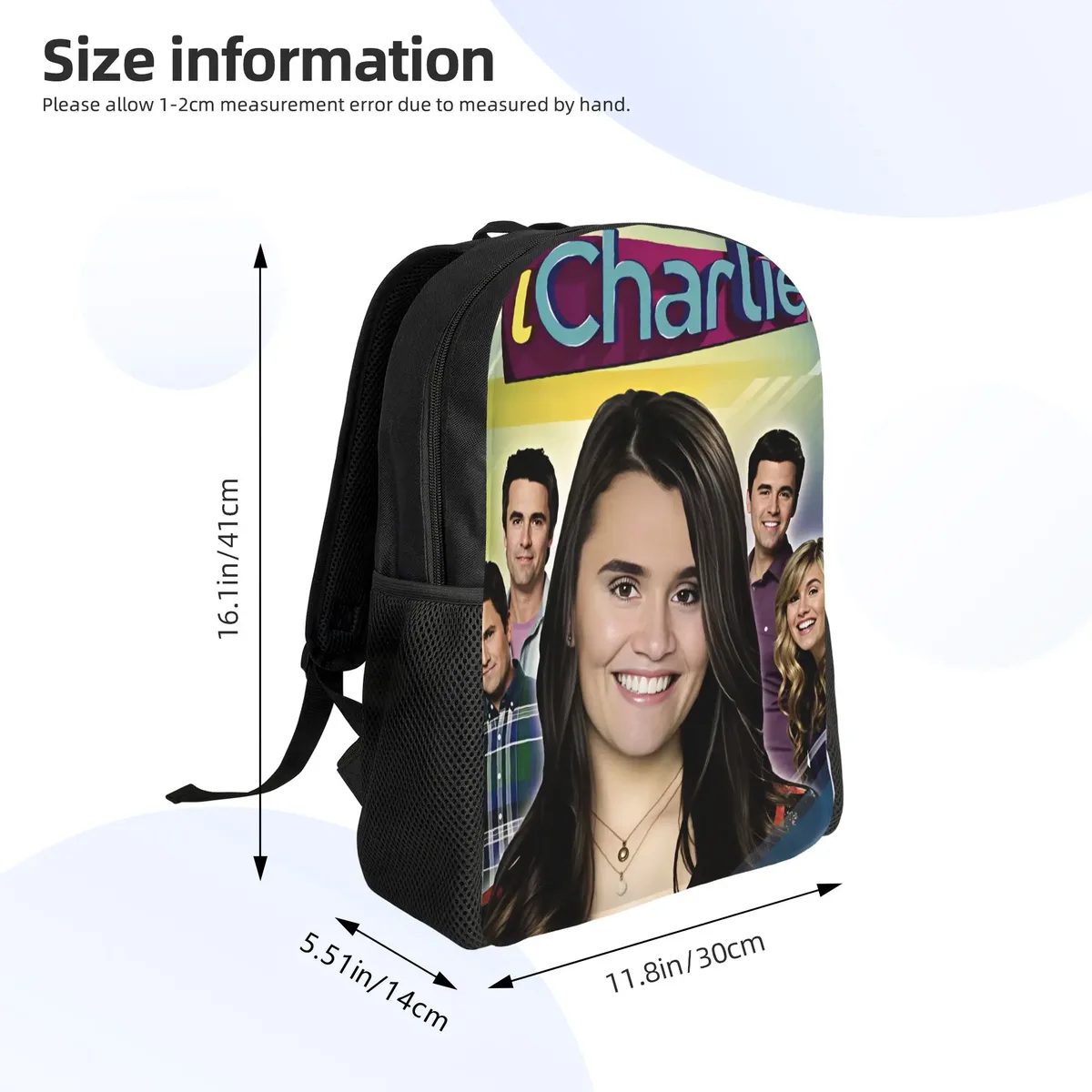 sac à dos funny meme charlie kirk pour garçons et filles, sacs à dos d'extérieur en polyester, sacs à dos souples et élégants pour lycée