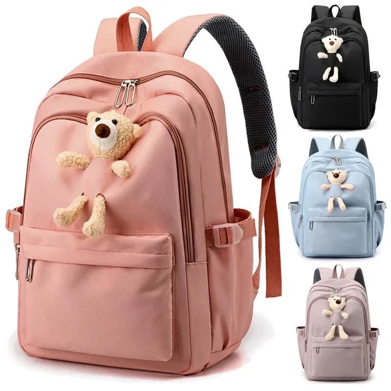 sac à dos de voyage simple de grande capacité pour filles, sac d'école décontracté pour collégiens, cadeaux pour enfants, haute qualité