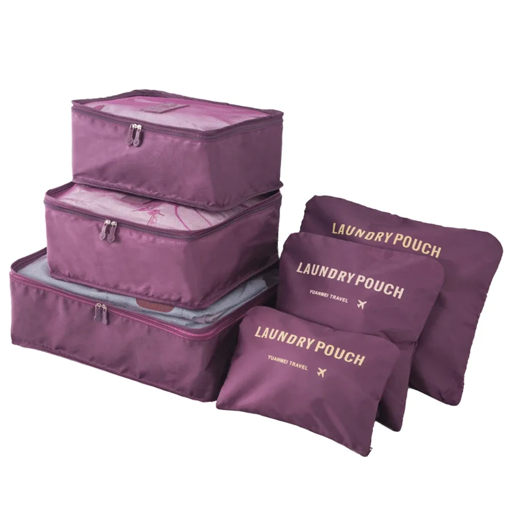 organisateur voyage sacs rangement oxford doux polyvalent transparent respirant fermeture éclair durabledurable pliable transport facile conception boucle empilable vêtements