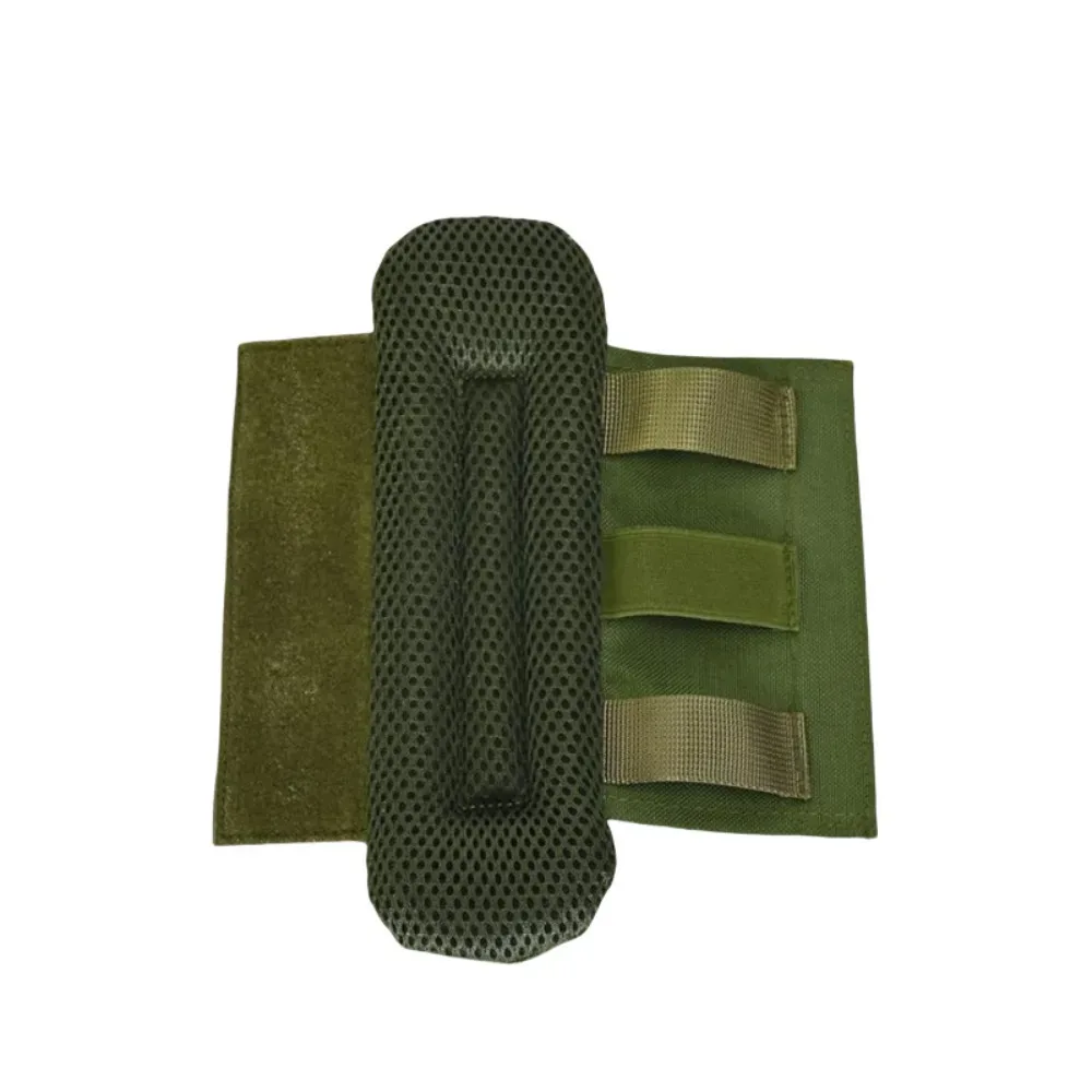 Support Sac Dos Tissu Nylon Noir Bandes Velcro Marron Stabilisation Transport Ergonomie Plein Air