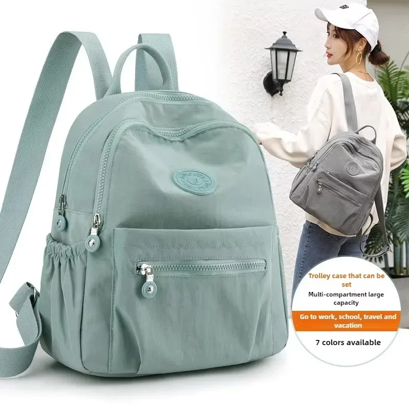 sac à bandoulière double 2026, tissu oxford tendance, sac pour hommes et femmes, tissu en nylon, sac à dos décontracté pour le shopping