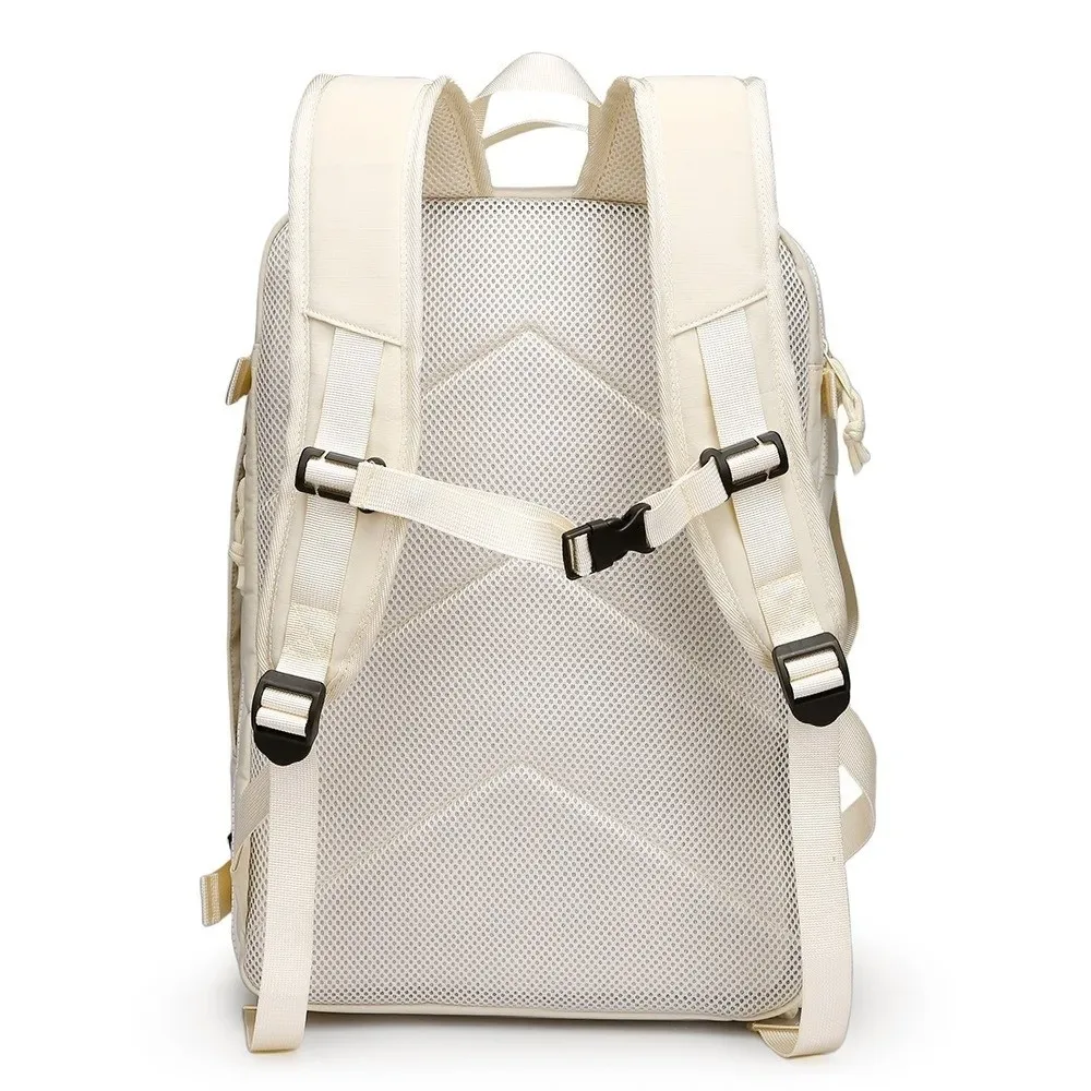 Sac à dos de bagage léger de style boîte, sac à dos de voyage unisexe de grande capacité avec sac à chaussures, sac à dos de cabine anti-rayures pour collège