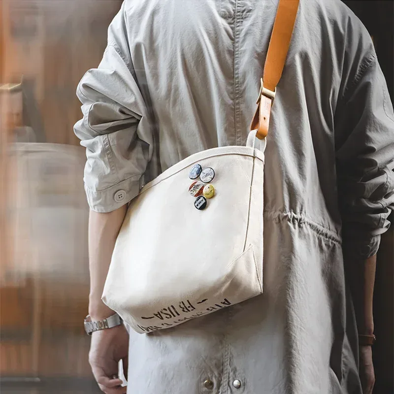 maden-sac à bandoulière en toile imprimée pour homme et femme, fourre-tout vintage unisexe, voyage décontracté, designer, tendance 2022, e27
