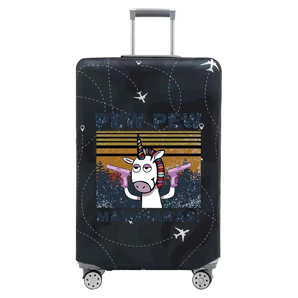 juste de protection en tissu pour bagages, housse anti-poussière, valise anti-rayures imbibée pour sac de 18 à 32 pouces, motif pew, accessoires de voyage