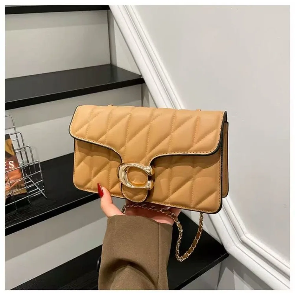nouveau sac à bandoulière pour femme 2026, style européen, motif losanges, luxe léger