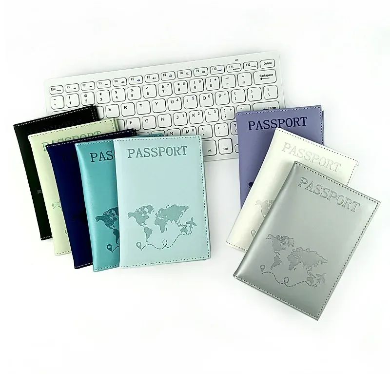 porte-passeport en pu, couverture de passeport pour billets, housse de protection pour passeport de voyage, porte-carte d'identité et de crédit, accessoires de voyage