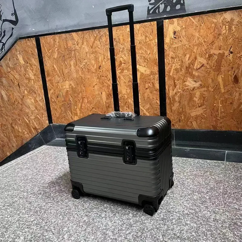 valise cabine de voyage petite bagage en métal 100% aluminium valises à roulettes de voyage boîte pour appareil photo boîtier de chariot 18/20/22 pouces