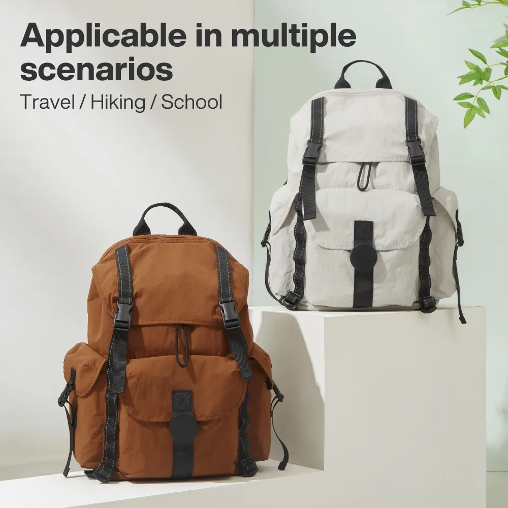 mixi – sac à dos de voyage pour ordinateur portable de 18 pouces, approuvé par le vol, convient à un ordinateur portable de 16 pouces, léger et étanche, pour randonnée
