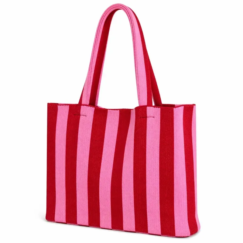 1 pièce, nouveau sac en tricot style bohème 2026, sac fourre-tout grande capacité, sac messager pour femme, sac en laine ajourée