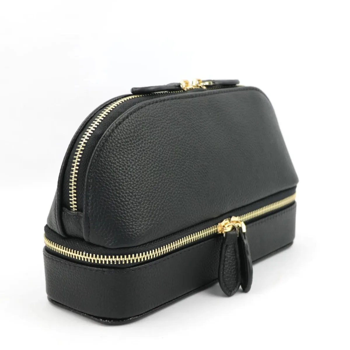 sac à cosmétiques personnalisé en cuir pu pour femmes, trousse de maquillage de voyage avec étui de rangement de bijoux, pochette de voyage 2 en 1 pour dames