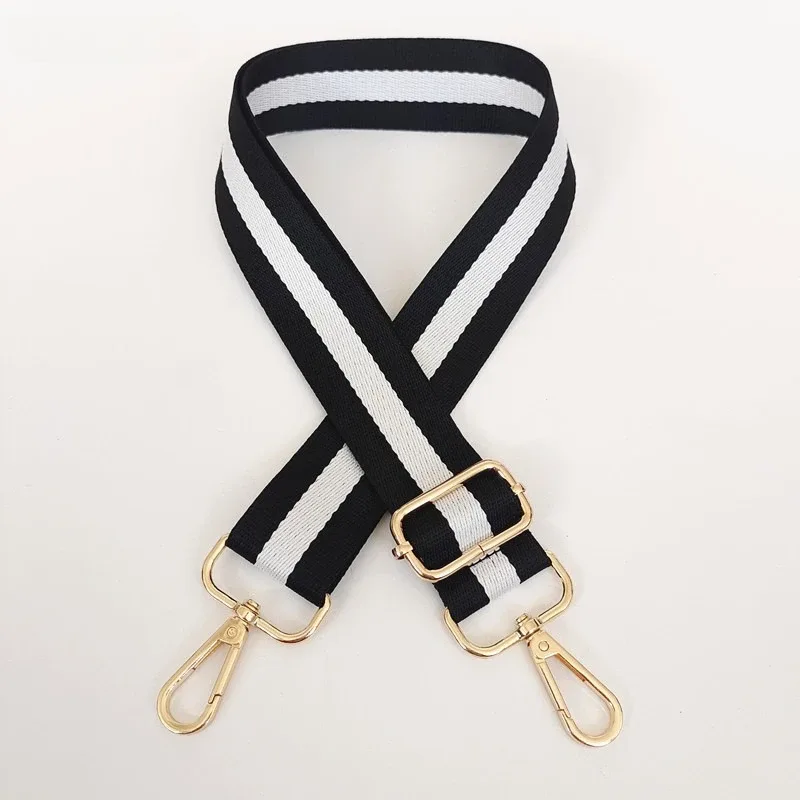 nouveau sac à bandoulière accessoires coloré polyvalent simple épaule portée oblique sac large étendu sangle rayée réglable
