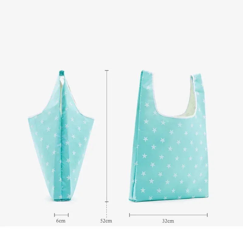 sacs de rangement pliables écologiques, fourre-tout grande capacité, sac d'épicerie en poudre, réutilisable et lavable