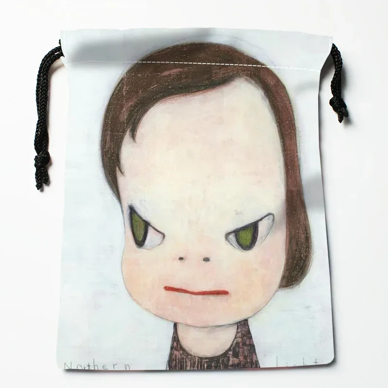 yoshimomo – sacs à cordon personnalisés nara, sacs-cadeaux imprimés, pochette de voyage, rangement de vêtements, sac à main, trousse de maquillage, 18x22cm, livraison directe