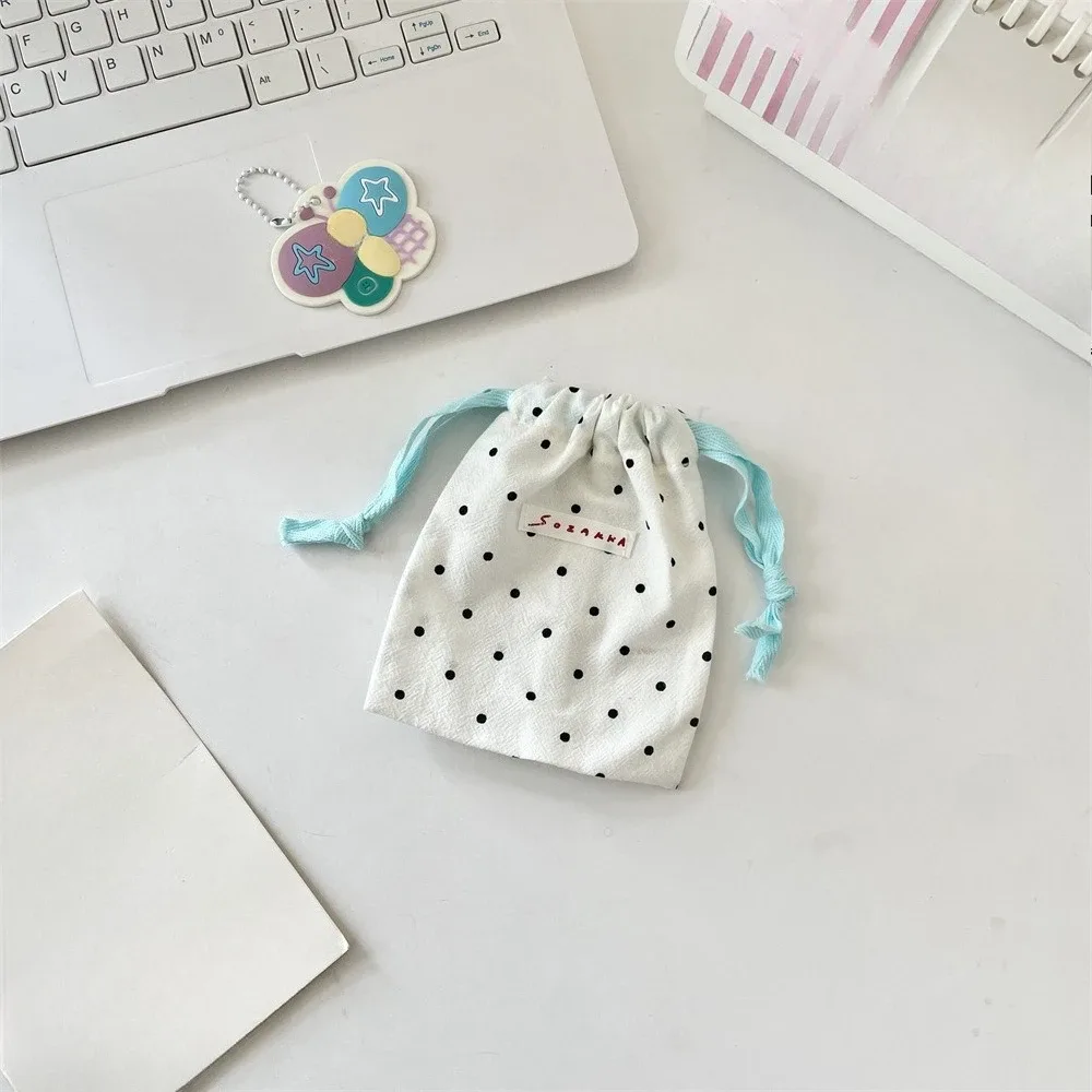 mignon points porte-monnaie clé écouteur cordon sac de rangement femmes filles bijoux rouge à lèvres cosmétique fourre-tout corde pochette chaîne sacs