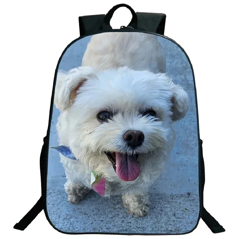sac à dos imprimé de troupeau des contribuables allemands, grande capacité, sacs d'école pour garçons et filles, sac à dos mignon pour chien corgi husky, sac de voyage étanche, cartable