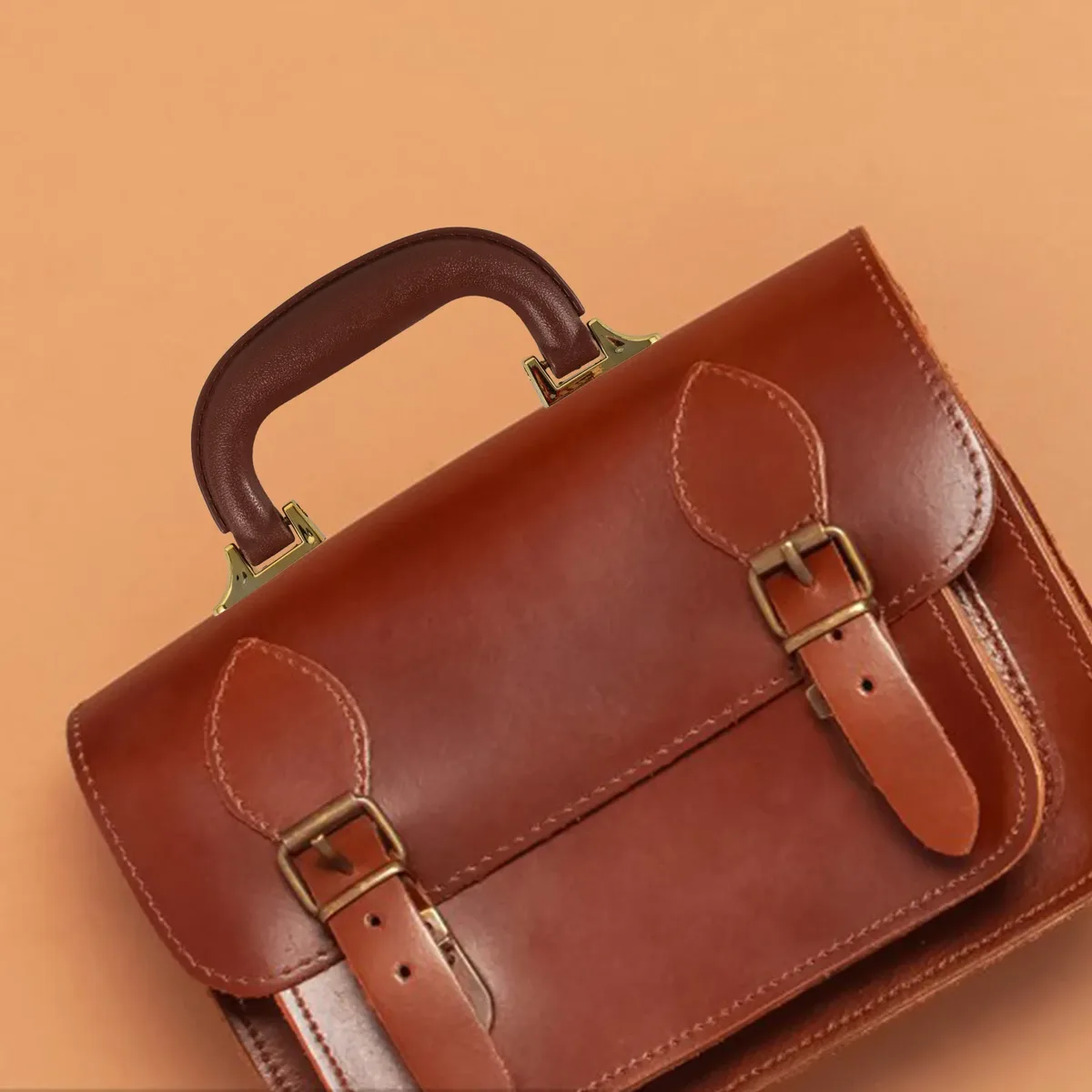 poignée sac nylon marron remplacement valise poignée sangles bricolage sac main poignées bagage travail cuir finishing doré