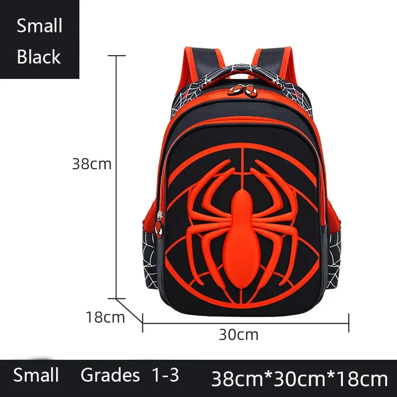 mode enfant sac à dos enfants garçons sac d'école rouge et noir motif araignée sac à dos avec trousse à crayons ensemble enfants fille boutique sac