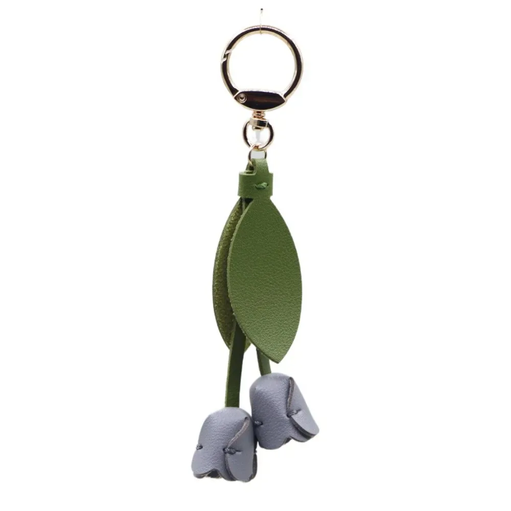 pendentif de sac tulipe douce, style coréen dopamine, décoration de sac à dos fraîche, accessoires assortis au sac, breloques de sac, cordon floral pour femme