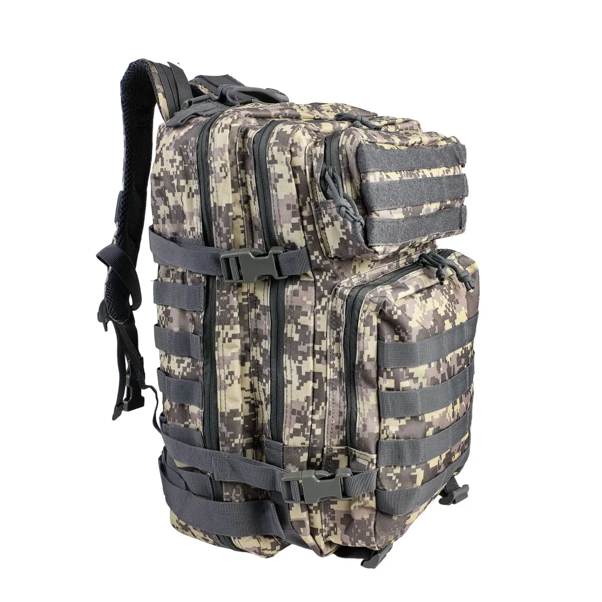 sac à dos tactique camouflage unisexe, sac à bandoulière double pour la randonnée, le cyclisme, les voyages, la marche en plein air, tissu oxford 600d