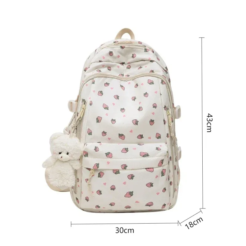 sac à dos mignon pour filles, sac d'école à la mode, grande capacité, cartable pour adolescentes, sac de voyage portable pour enfants