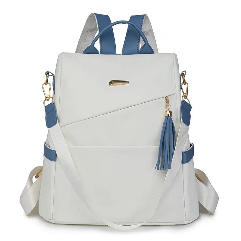 sac à dos antivol pour femmes, nouvelle mode en cuir souple, double usage, grande capacité, voyage, double épaule, en vente, 2025