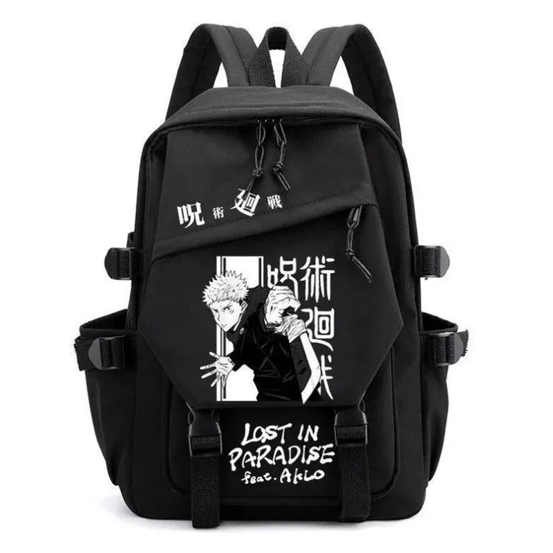 sac à dos anime jujutsu kaimmense pour hommes et femmes, cartable pour adolescents, sacs pour ordinateur portable gojo satoru, cartable d'extérieur à la mode