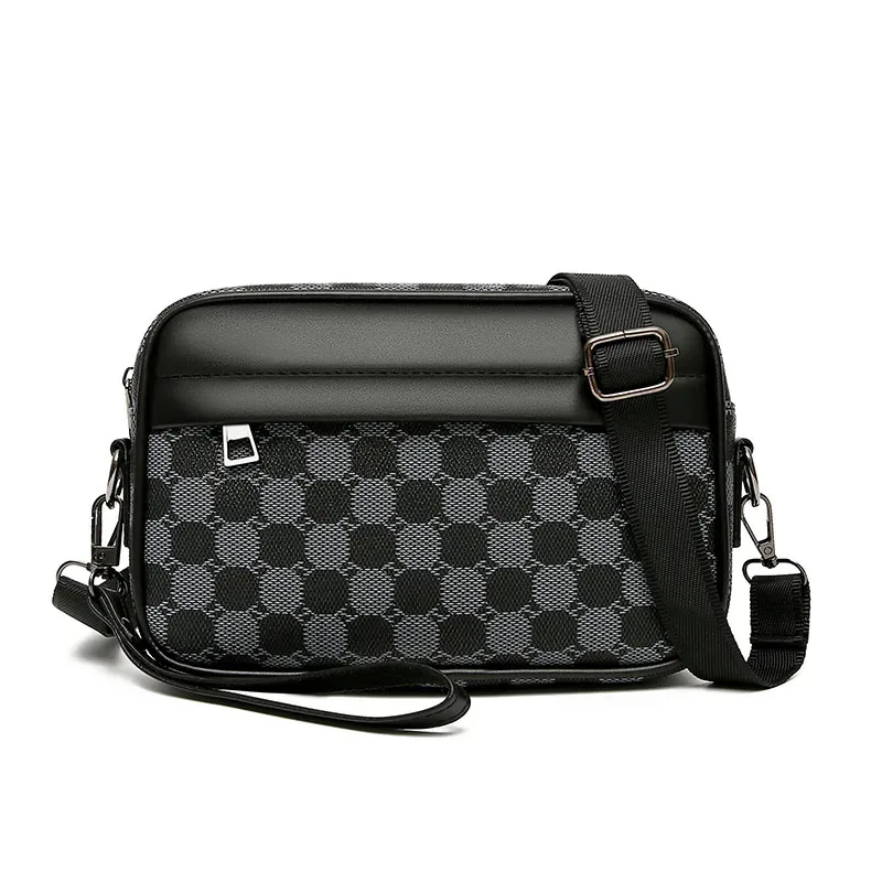 sacs de taille en cuir pu pour hommes, sacs à bandoulière d'affaires de qualité supérieure pour hommes, rangement de voyage à la mode, sacs à bandoulière pour téléphone, pochette