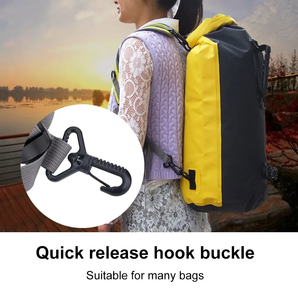 sac à dos en nylon durable, bretelles réglables, ceinture, pièces de réparation, accessoire (jaune + gris)