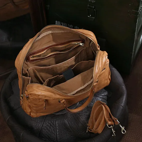 sac à bandoulière en cuir véritable pour hommes, étuis à bombes de luxe, sacs à main pour ordinateur portable 14-15.6 pouces, initié, sacs de fichiers informatiques portables, 2024