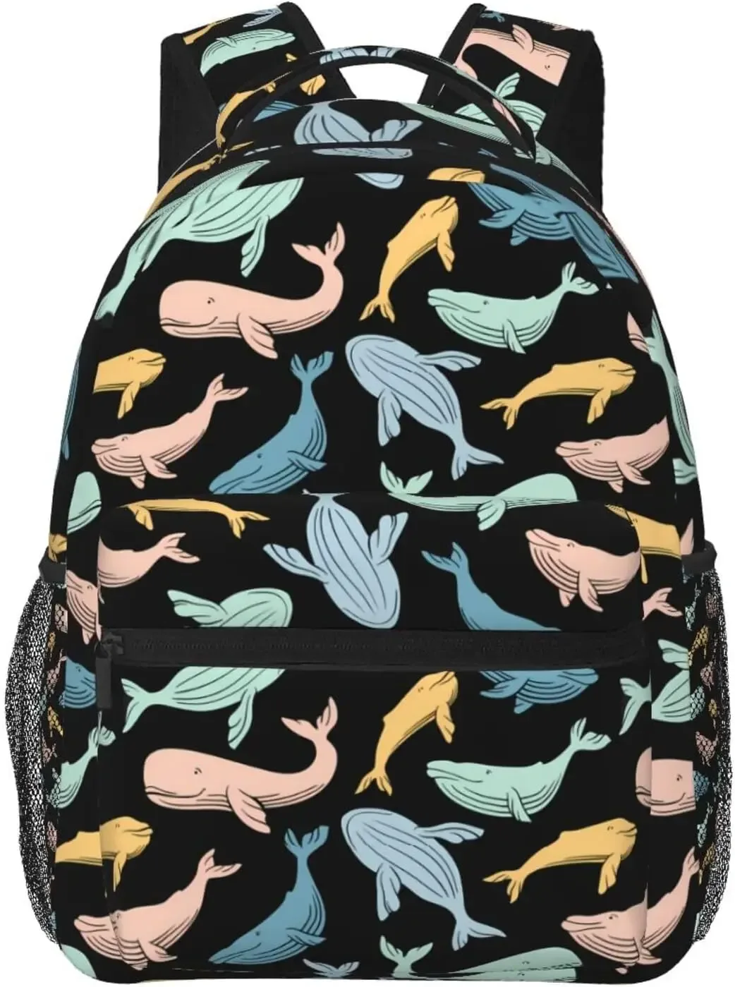 sac à dos shlavabo sharks pour hommes et femmes, sac à dos d'ordinateur, sac à livres, voyage, randonnée, camping, mode