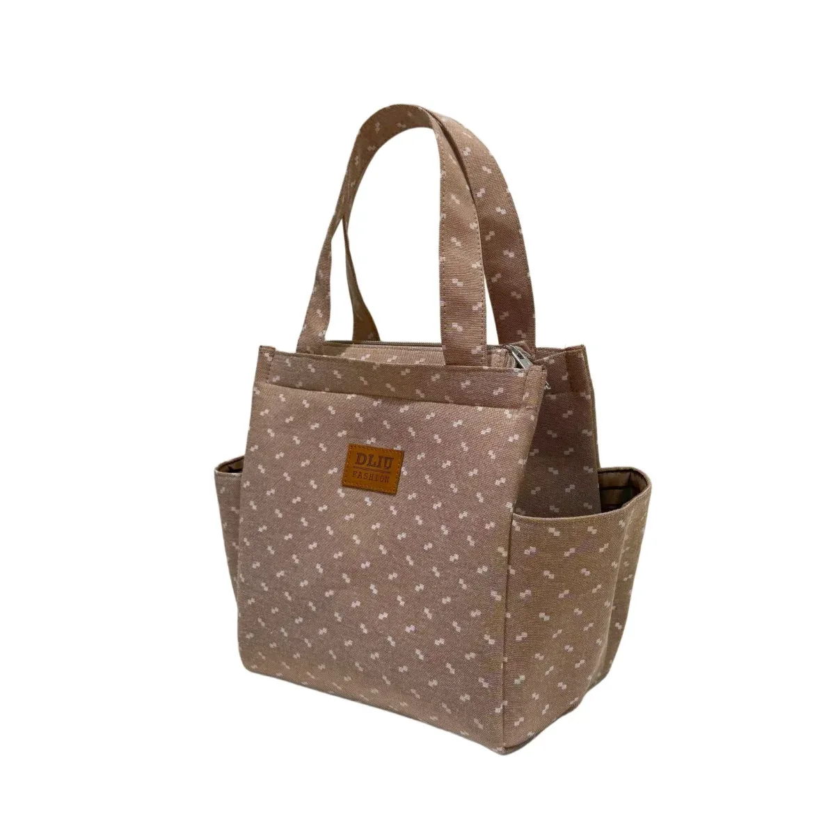 sac fourre-tout en tissu, sac de rangement pour boîte à lunch, sac à lunch, sac polyvalent pour les trajets de travail, adapté pour les sorties shopping et l'utilisation quotidienne.