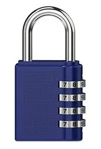 cadenas verrouiller alliage zinc combinaison quatre chiffres sécurité imperméable texturé robuste utilisation voyage protection casier bagage