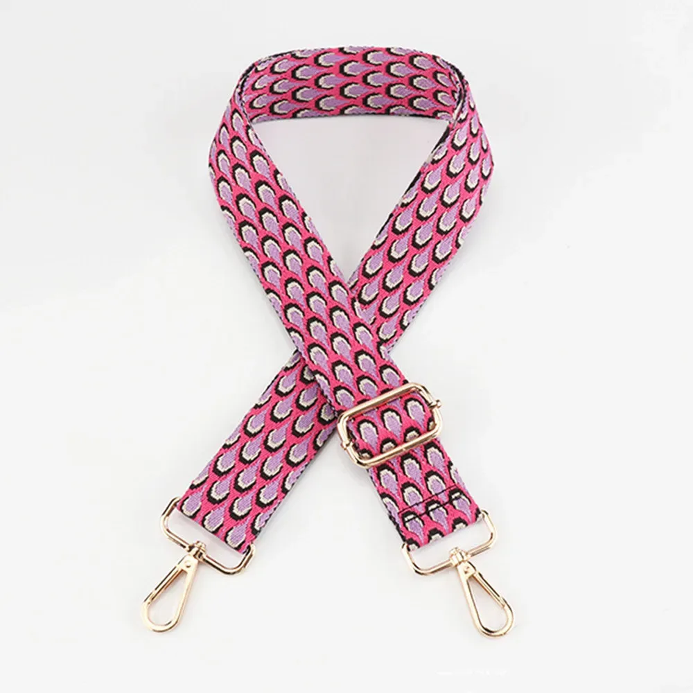sangle de sacs à bandoulière de 3.8cm de large pour femmes, sangles de remplacement, longueur réglable 75-145 cm, ceinture en nylon, accessoires de sacs