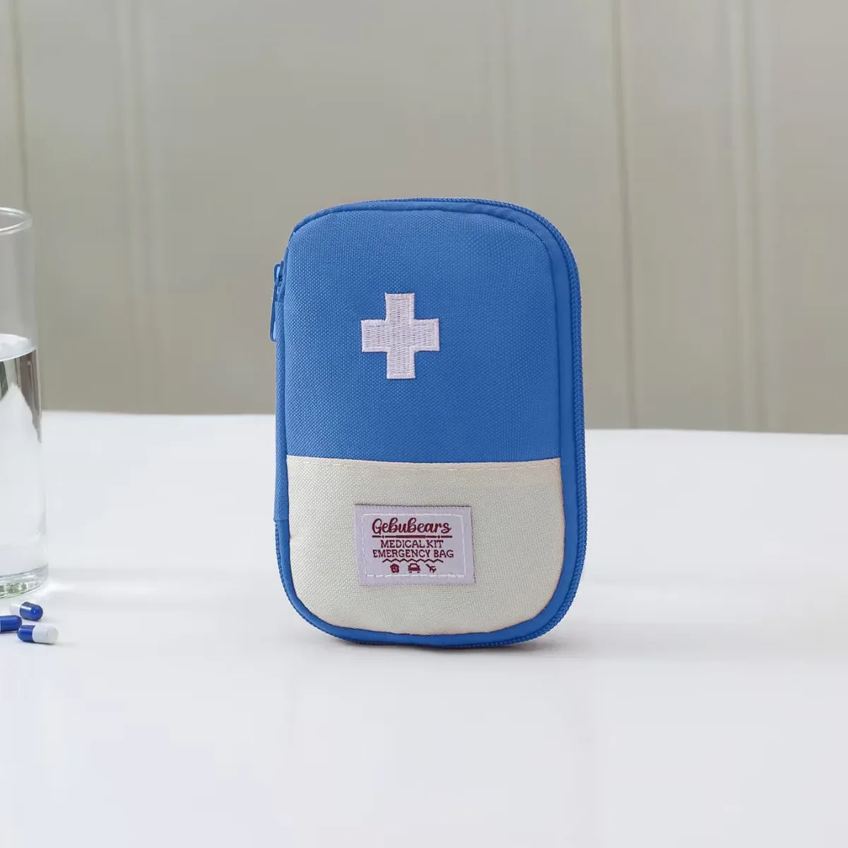 sac médical de voyage portable, trousse d'urgence pour la maison et l'extérieur, sac à médicaments personnel en tissu oxford, sac de rangement pour les voyages d'affaires