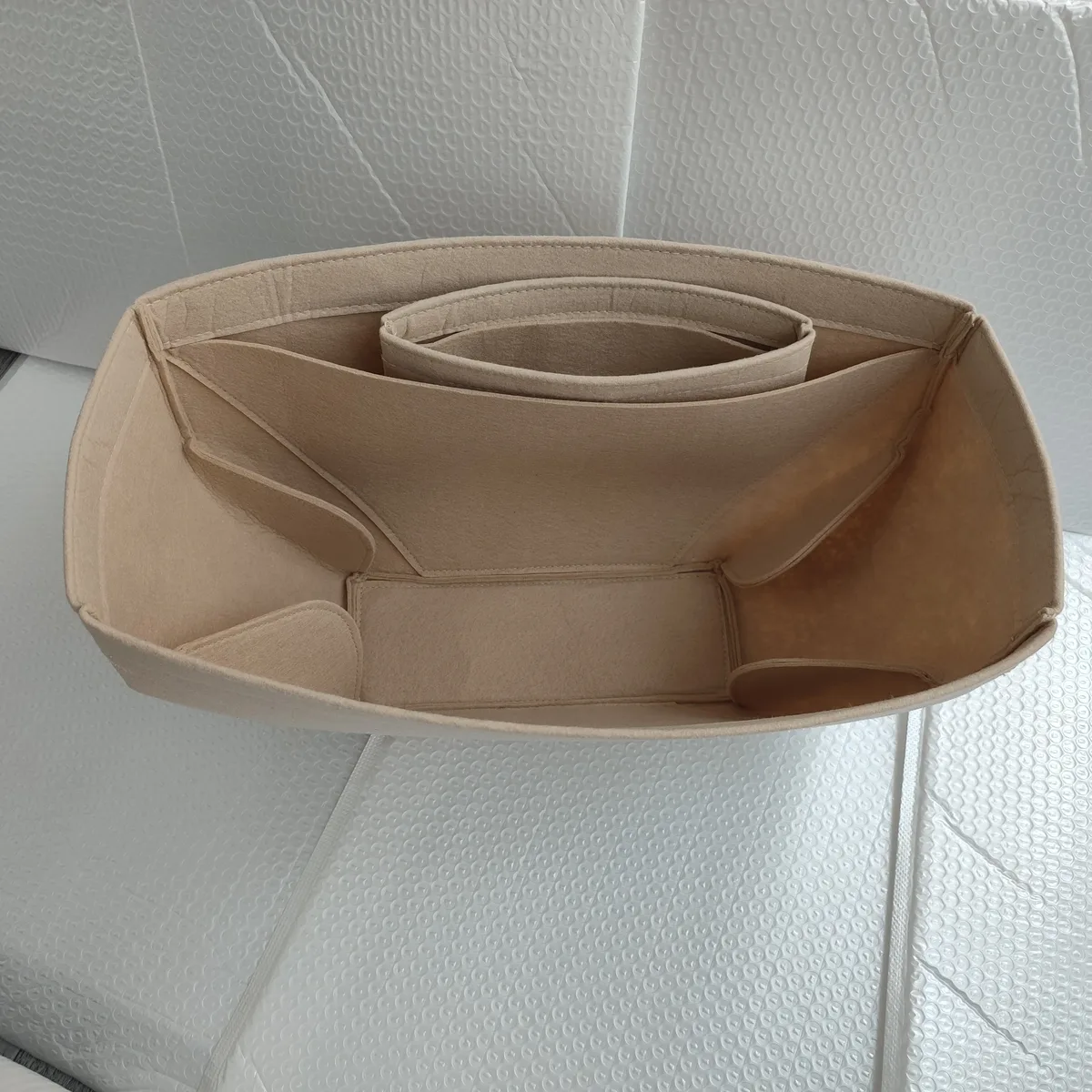 organisateur d'insertion pour sac fourre-tout cyme, pochette de rangement de doublure et sac à main de doublure intérieure d'organisation adapté au mini fourre-tout cyme