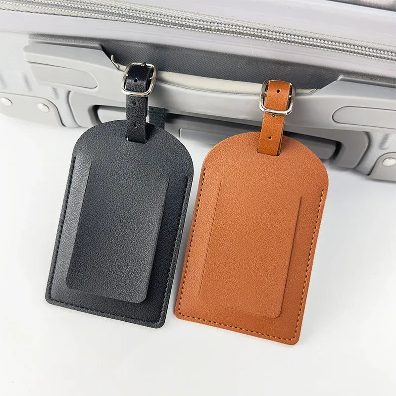 étiquette de bagage de luxe gravée avec initiales pour voyage, étiquette de valise pour vacances et voyages d'affaires, breloque de sac à main, nom personnalisé, vente en gros, cadeau de mariage
