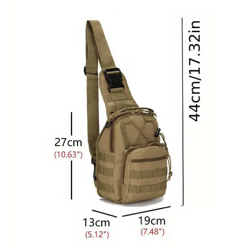 sac de poitrine dulsling pour hommes et femmes, sacs à bandoulière, extérieur, sport militaire, voyage lancé, randonnée, équipement de camping