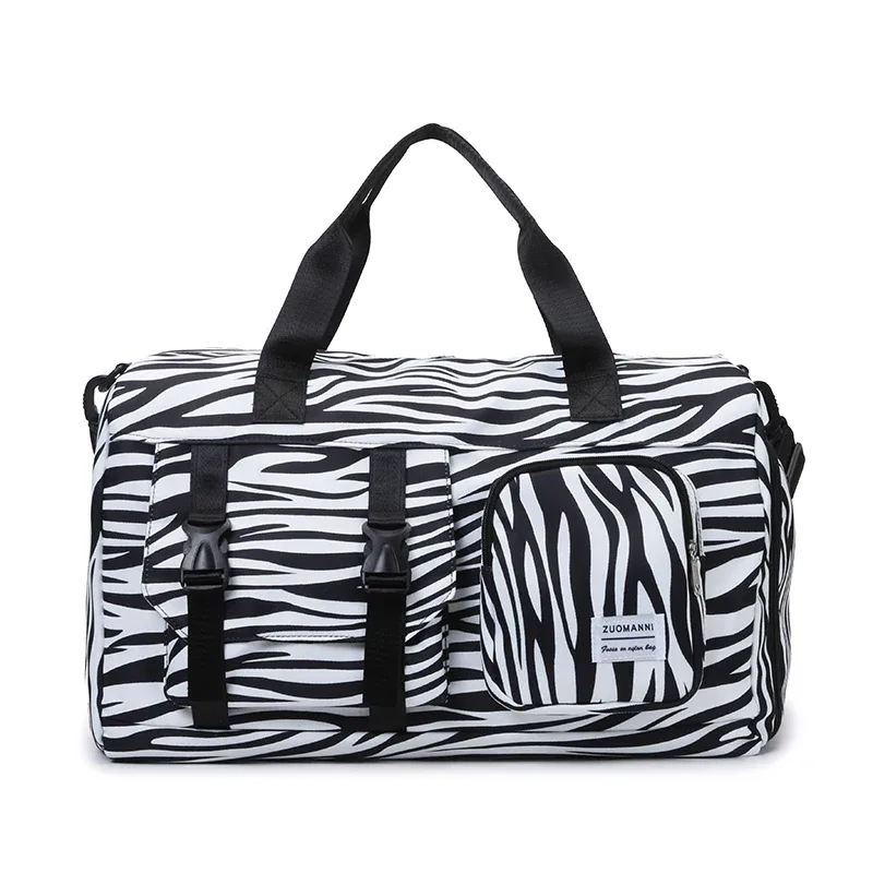 sac de sport tendance à imprimé léopard, sac de week-end, idéal pour le fitness, les sports et les voyages en plein air