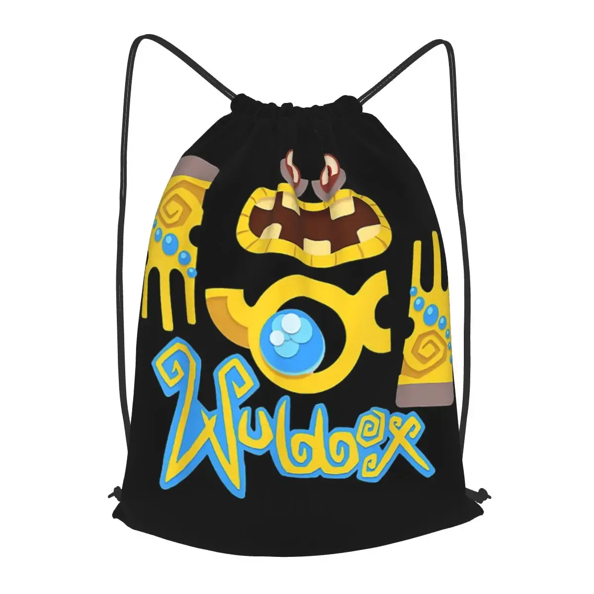 wubbox my singing monsters sacs à dos multifonctions avec cordon de serrage, sacs de sport, sacs à livres pour hommes, femmes, étudiants