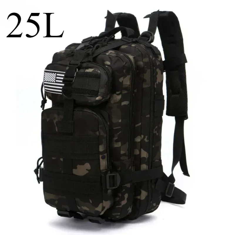 sac dos oxford université camouflage noir marron bleu vert capacité 36 55 litres poignée dure fermeture éclair usage voyage