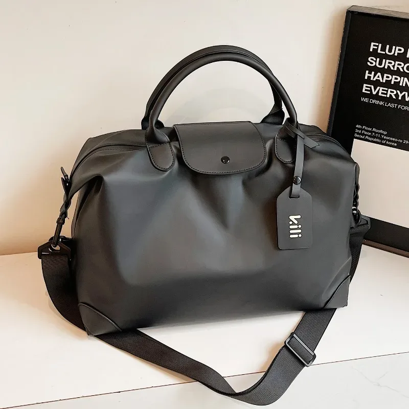 grand sac de voyage avec compartiment sec/humide, idéal pour la gym, le yoga, les week-ends, les séjours d'une nuit, bagage cabine avec compartiment à chaussures, sac à bandoulière