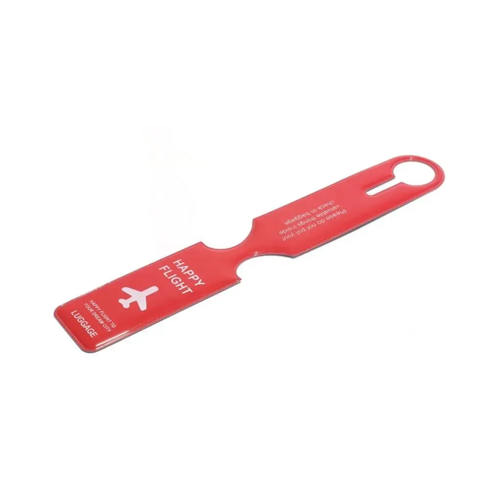 étiquette de bagage en pvc pour carte d'embarquement, étiquette nominative pour bagages, carte d'information, étiquette de valise d'avion, étiquette d'adresse