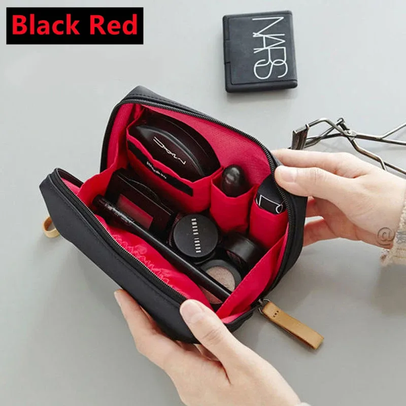 nouveauté sac cosmétique simple couleur unie pour femmes trousse de maquillage pochette trousse de toilette étanche maquillage sacs à main étui 2023