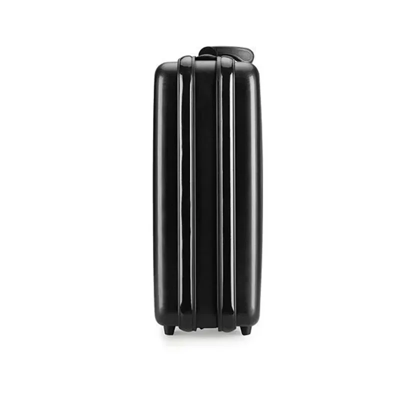 mallette d'affaires en abs et aluminium - valise de rangement pour outils avec serrure tsa, design portable et compartiments pour bagages à main