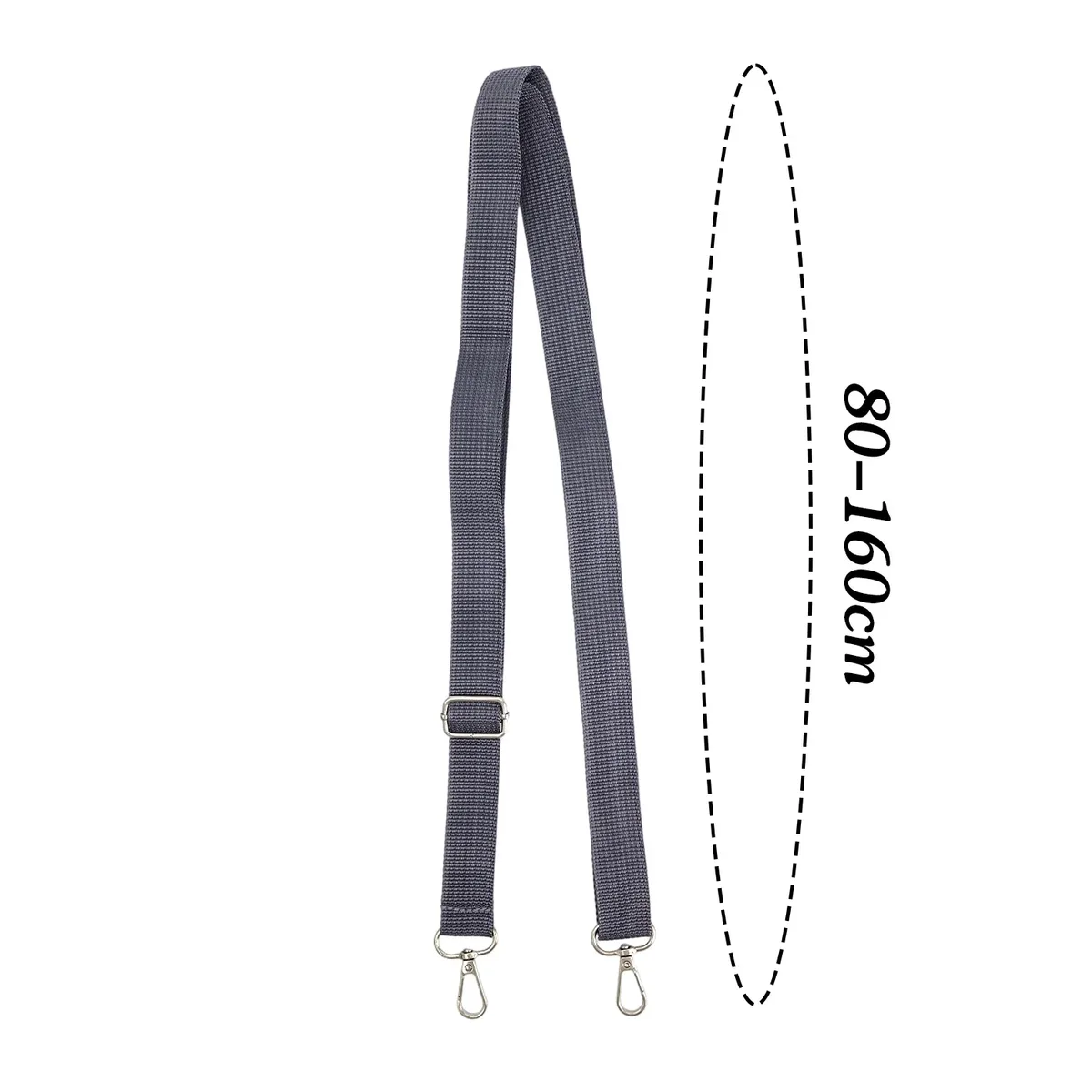 sangle de sac à bandoulière en nylon noir, ceinture détachable de remplacement réglable pour femmes et hommes, sacoches à poignée, ceinture de sac à main