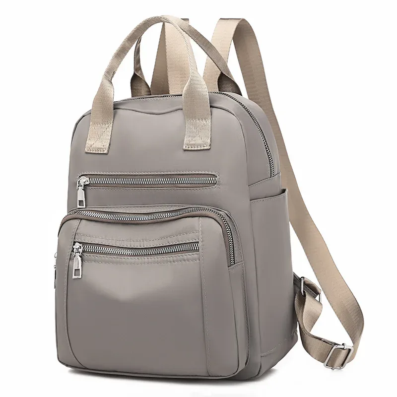 femmes sac à dos voyage décontracté imperméable oxford sacs à bandoulière femme grande capacité sac à main sac à dos noir sac à main école pack